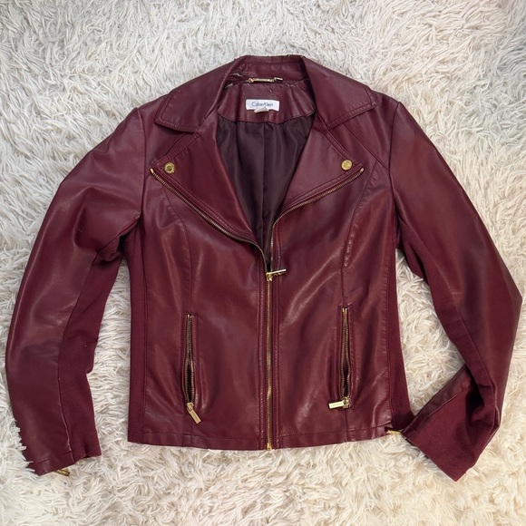 Calvin Klein Jackets & Blazers - Calvin Klein Faux Leather Jacket